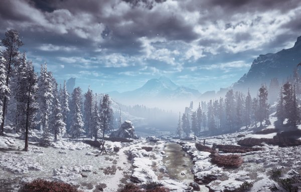 Horizon Zero Dawn пейзажи