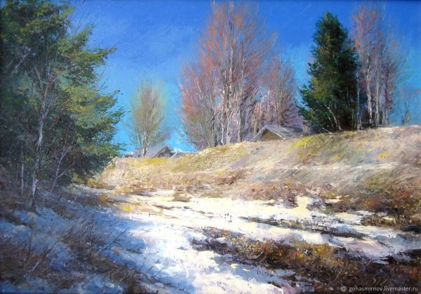 Художник Анна Лысак весенний пейзаж