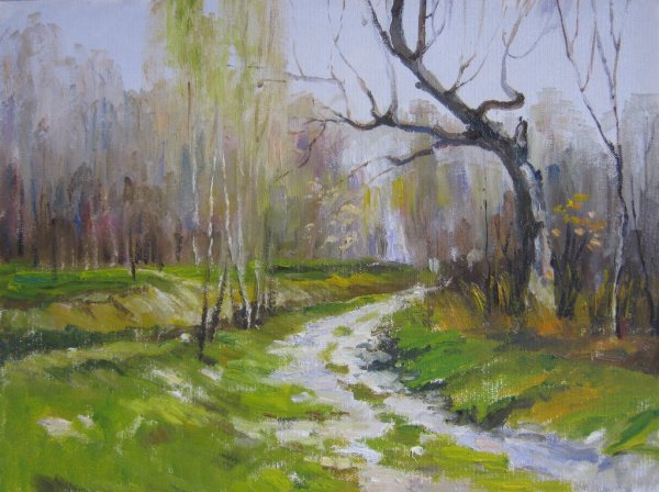 Весенняя живопись