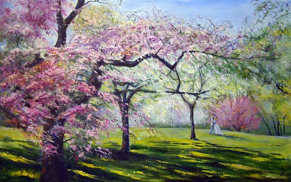 Картина Волкова Весеннее половодье