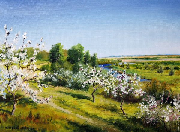 Яблоневый сад Импрессионисты