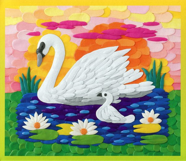 Картины из пластилина