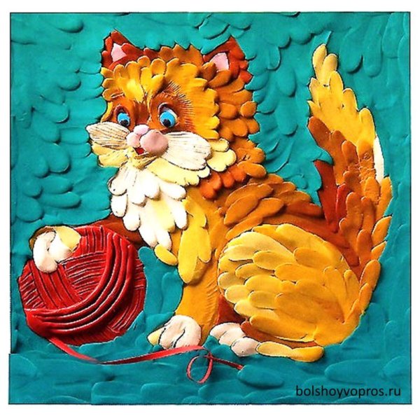 Картины из пластилина