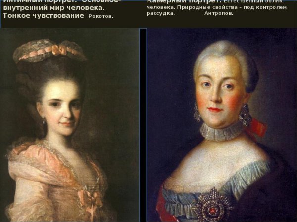 Жанр камерный портрет