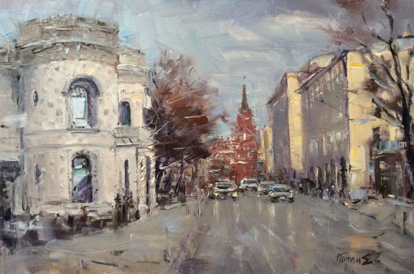 Городской пейзаж картины Ульяновск