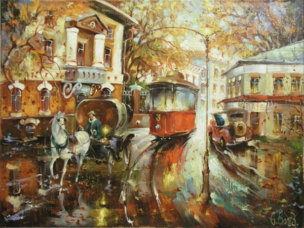 Улочки Родоса художник Абрамова