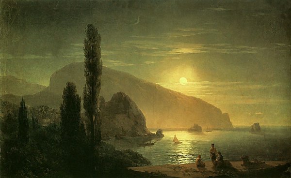 Кондратенко Гавриил Павлович картина Лунная ночь.