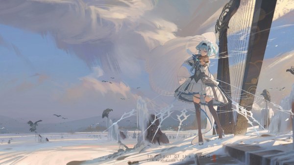 Атмосферные арты Геншин