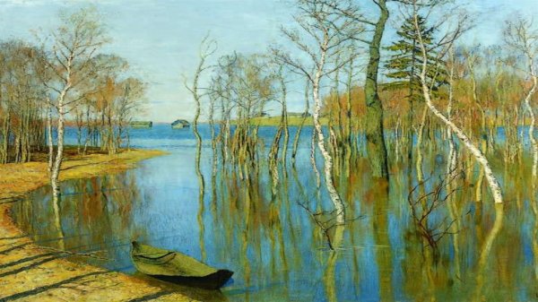 Исаак Ильич Левитан Весна. Большая вода