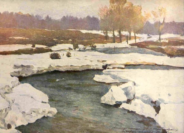 Исаак Левитан ранняя Весна