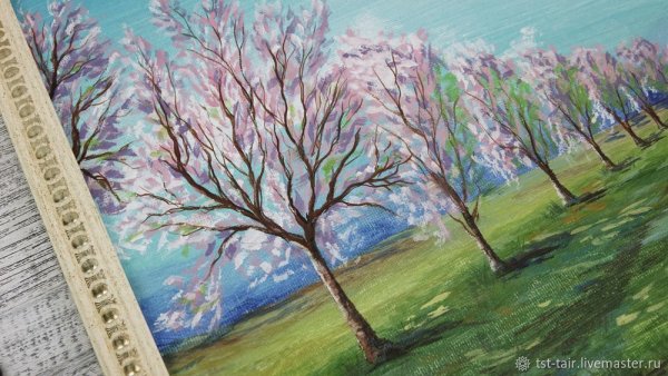 Весна гуашью