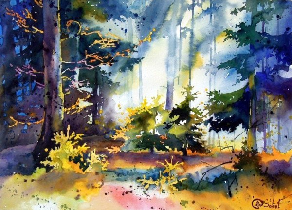 Анна Соколова художник акварели