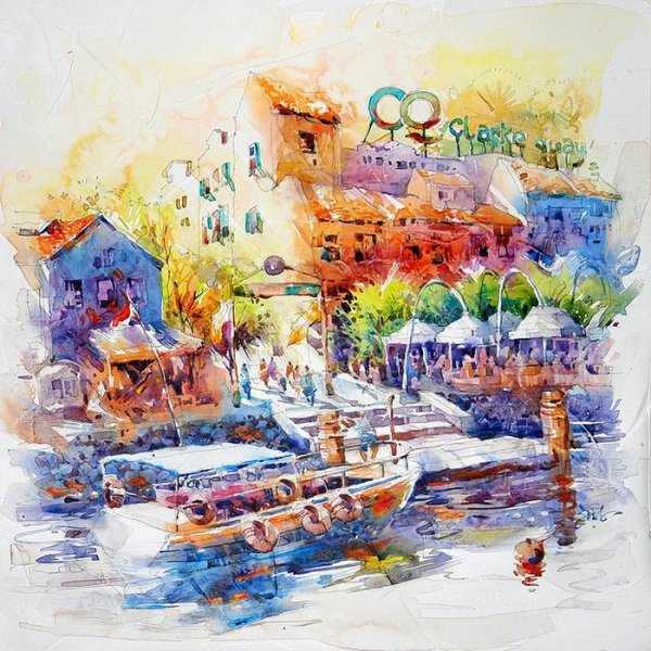 Jack Tia Kee Woon акварель