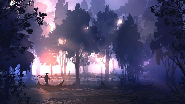 Атмосферные арты фэнтези