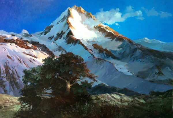 Художник Виктор Быков горы