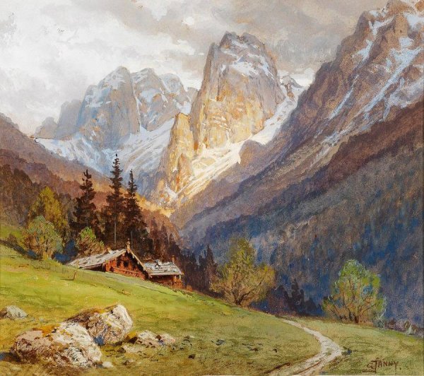 Австрийский художник Georg Janny(1864-1935) картины