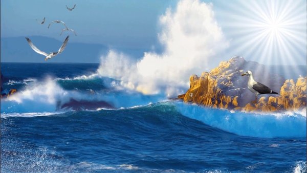 С добрым утром море солнце