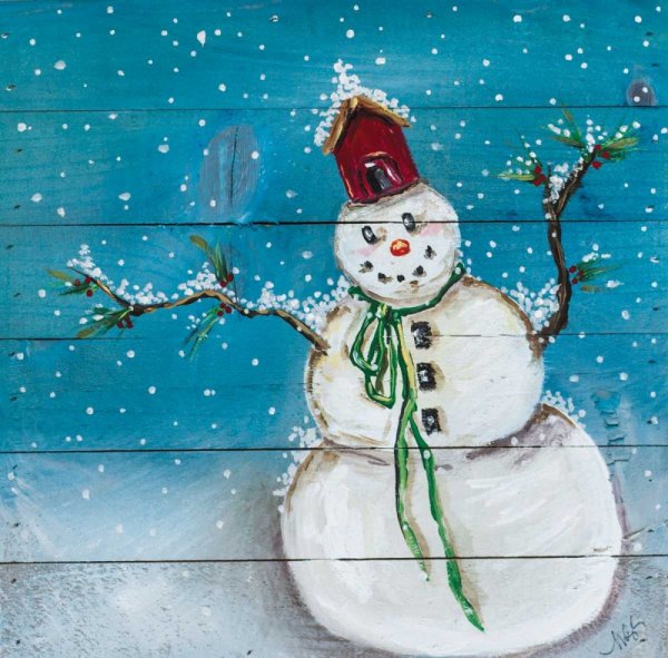 Снеговик мультяшный