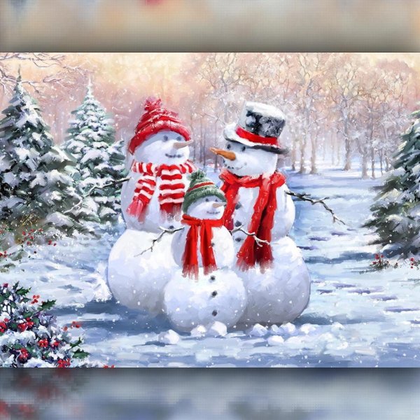 Иллюстрации Елены Фаенковой снеговички