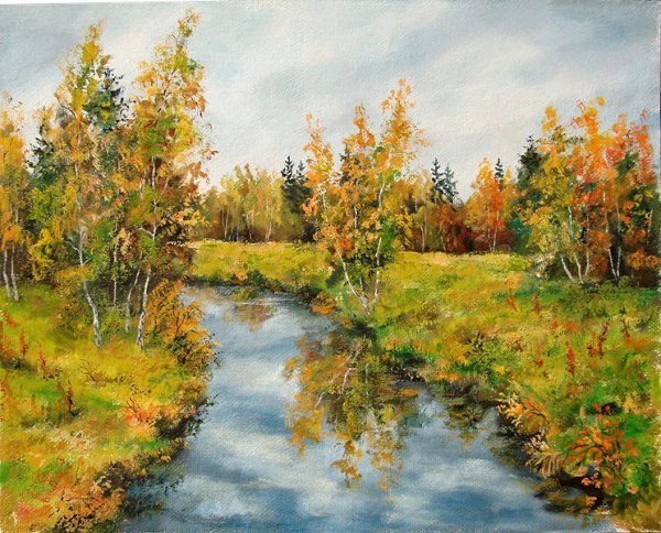 Исаак Ильич Левитан Золотая осень