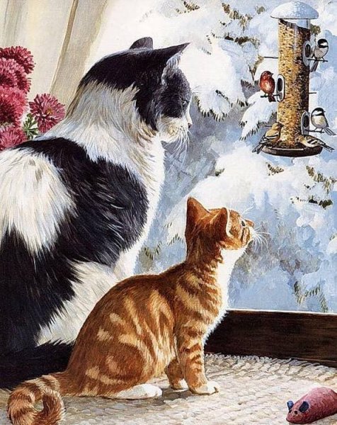 Художник-анималист persis Clayton Weirs