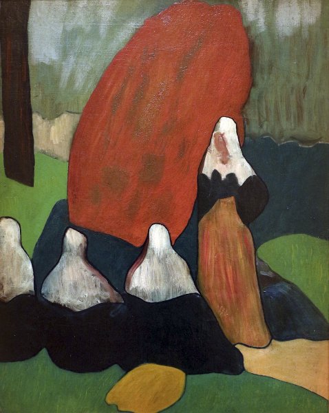 Эмиль Бернар. «Улица роз в понт-авене». 1892 Г.