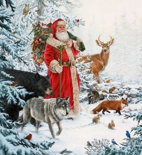 Новогодние иллюстрации художника Elizabeth Goodrick-Dillon