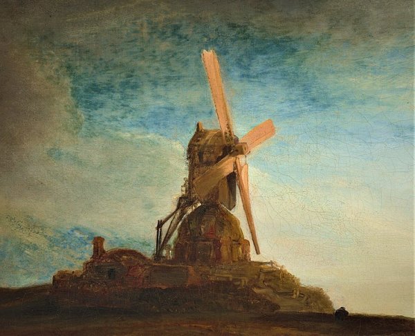 Рембрандт мельница 1641
