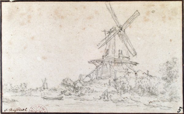 Рембрандт мельница картина
