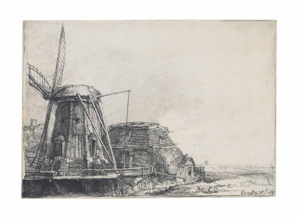 Рембрандт каменный мост