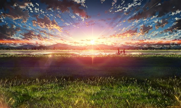 Аниме пейзаж