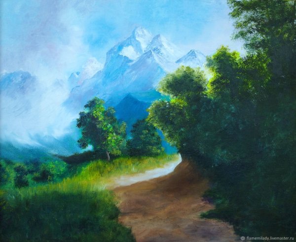 Ольга Дарчук картины горы