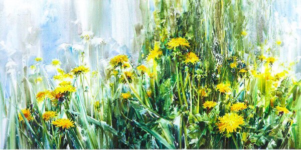 Картина "Горная река" 50х70