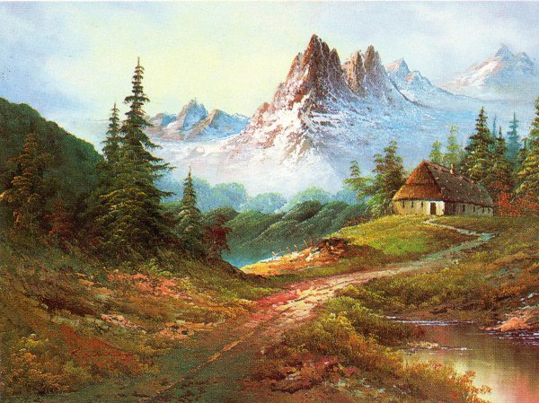 Картины горы море лес