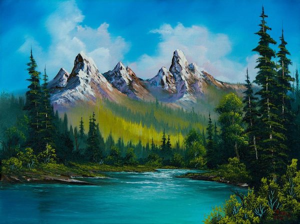 Лорен Карпентер горный пейзаж