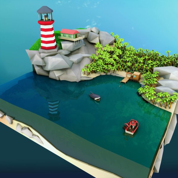 3д модели Лоу Поли