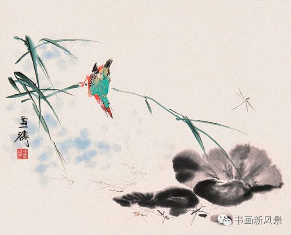 Журавли гунби китайская живопись