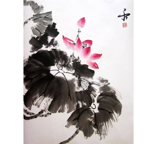 Гохуа китайская живопись Сакура