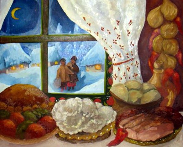 Рождественская Трапеза на Руси