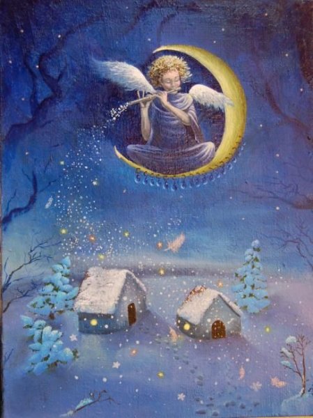 Художник Александр Мицник зима