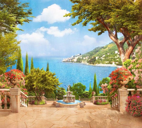 Фреска Аффреско арка море