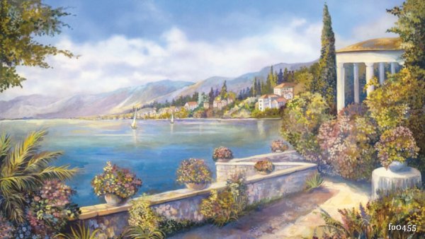 Фреска Аффреско берег моря