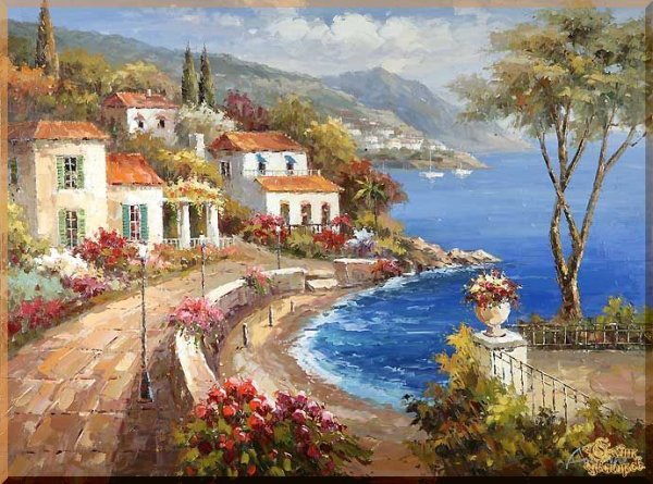 Фреска Средиземноморье