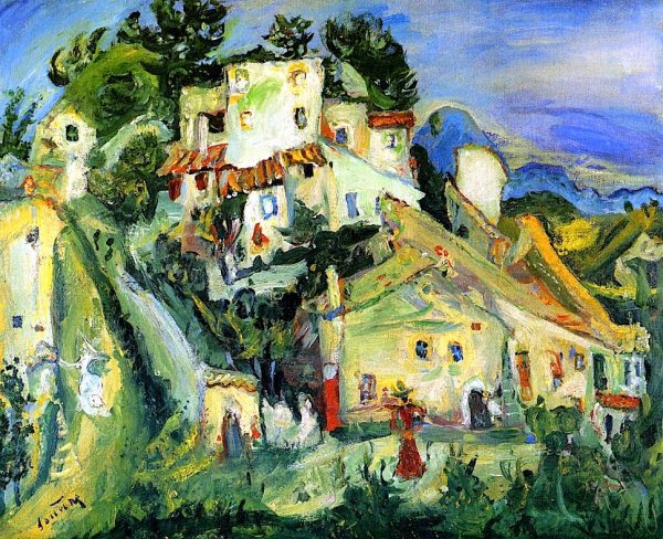 Chaïm Soutine Landscape at Cagnes 1923