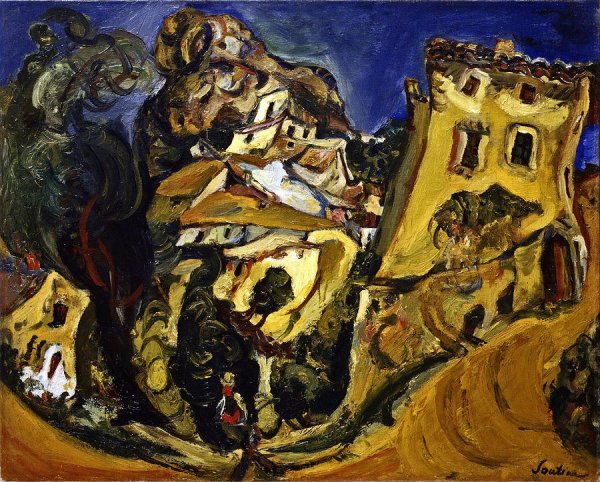 Хаим Сутин пейзажи