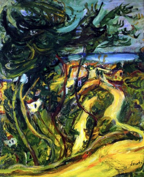 Хаим Сутин пейзажи