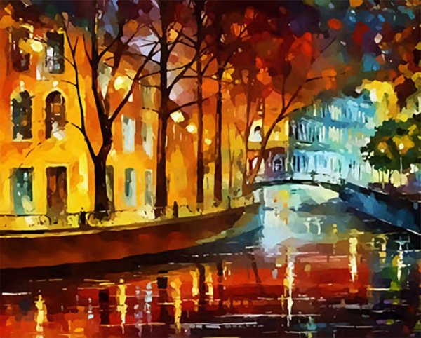 Пляж рисунок красками