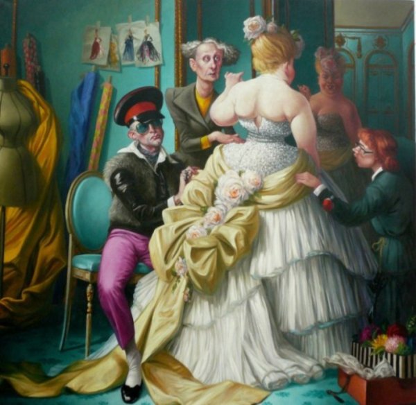 Художник Тьерри Брюэ