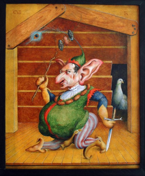 Гротеск в картинах художников