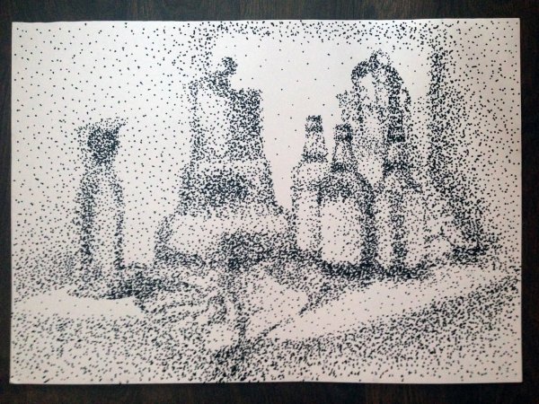 Малевич пуантилизм